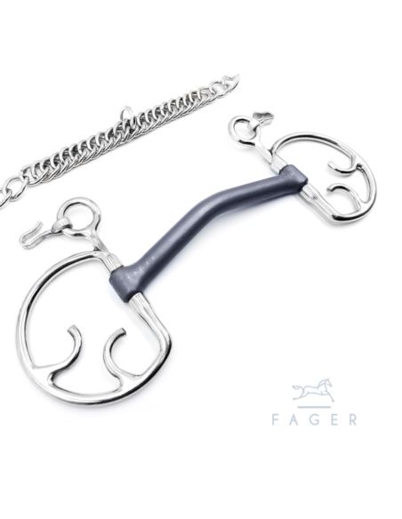Wędzidło Sara Titanium Kimblehook FAGER