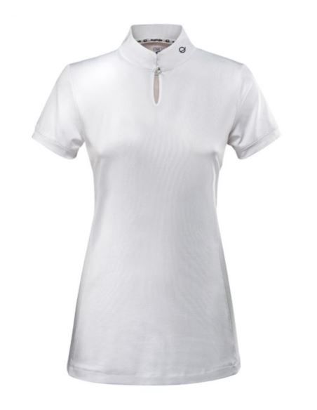 Koszulka konkursowa polo biała EQODE BY EQUILINE