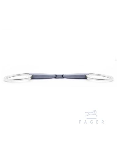 Wędzidło Maria Titanium podwójnie łamane FAGER