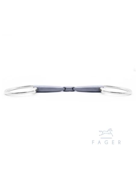 Wędzidło Maria Titanium podwójnie łamane FAGER