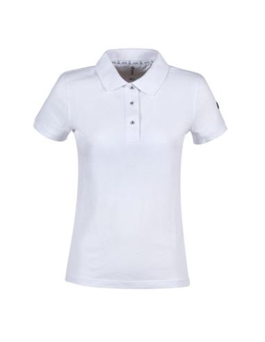 Koszulka polo damska biała EQODE BY EQUILINE