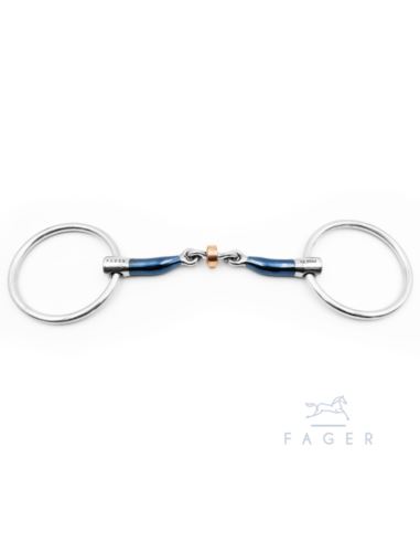 Wędzidło Julia Sweet Iron Loose rings FAGER