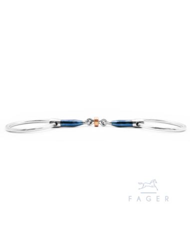 Wędzidło Julia Sweet Iron Loose rings FAGER