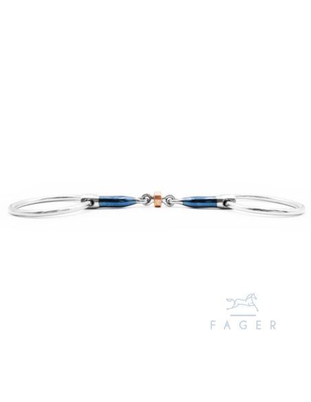 Wędzidło Julia Sweet Iron Loose rings FAGER