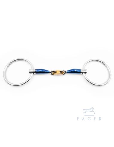 Wędzidło Alexander Sweet Iron Loose Rings FAGER