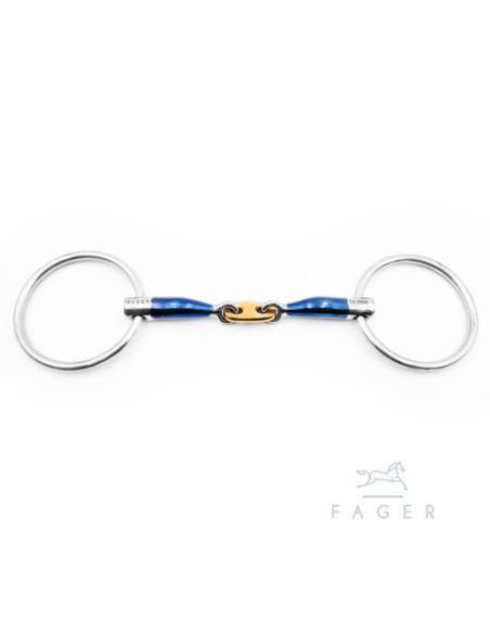 Wędzidło Alexander Sweet Iron Loose Rings FAGER
