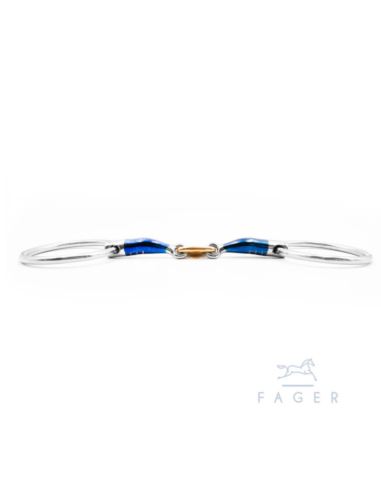 Wędzidło Alexander Sweet Iron Loose Rings FAGER