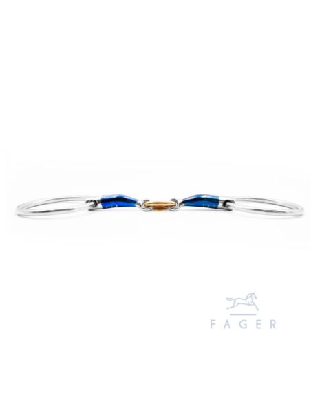 Wędzidło Alexander Sweet Iron Loose Rings FAGER