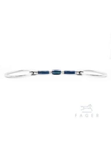 Wędzidło Nils Sweet Iron Barrel Loose Rings FAGER