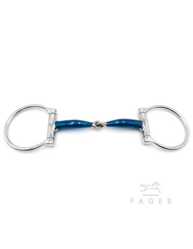 Wędzidło Anna Sweet Iron Fixed rings FAGER