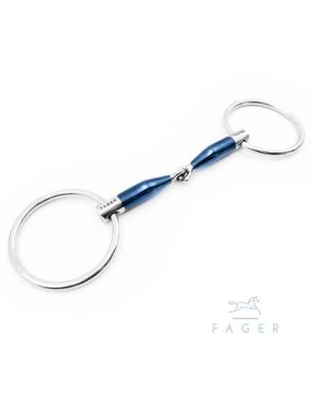 Wędzidło Anna Sweet Iron Loose Rings FAGER