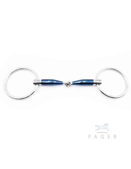 Wędzidło Anna Sweet Iron Loose Rings FAGER