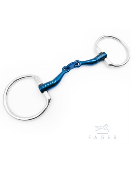 Wędzidło Carl Titanium Fixed Rings FAGER