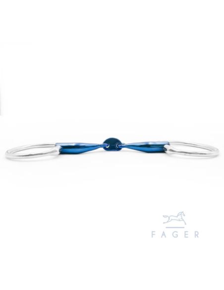 Wędzidło Carl Titanium Fixed Rings FAGER