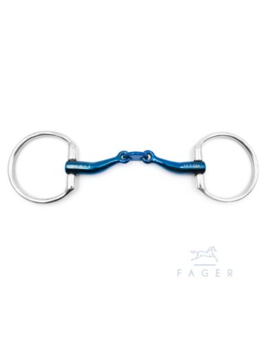 Wędzidło Carl Titanium Fixed Rings FAGER