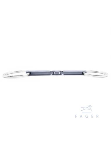 Wędzidło Madeleine Titanium 2xłamane Loose FAGER