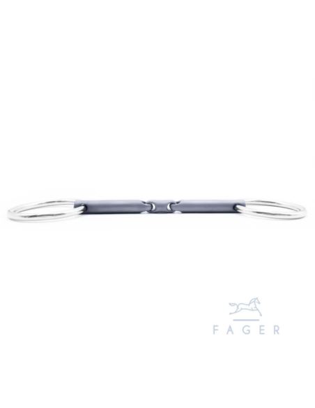 Wędzidło Madeleine Titanium 2xłamane Loose FAGER