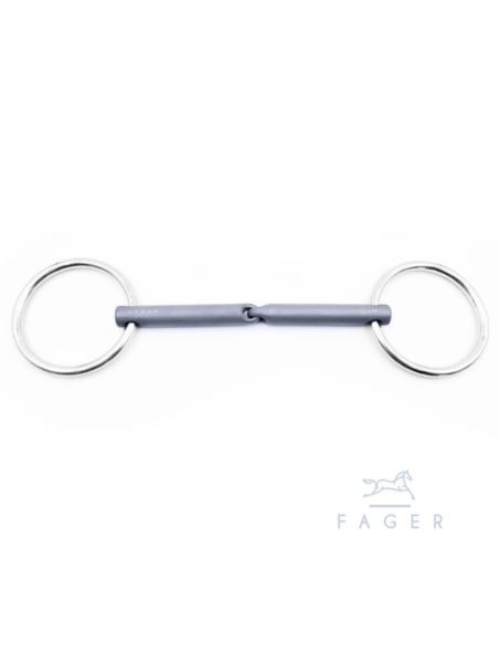 Wędzidło Madeleine Titanium łamane Loose FAGER