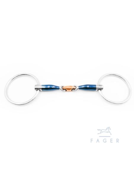 Wędzidło Martin Sweet Iron Loose Rings FAGER
