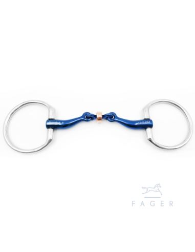 Wędzidło tytanowe Sally Fixed Rings FAGER