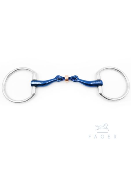 Wędzidło tytanowe Sally Fixed Rings FAGER