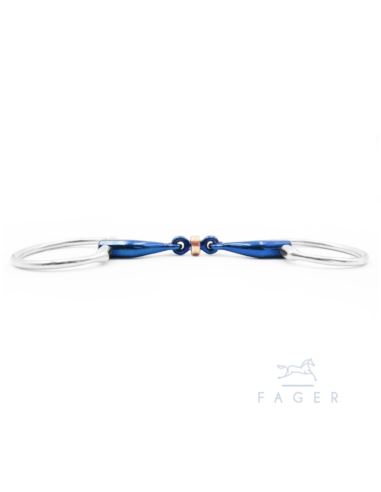 Wędzidło tytanowe Sally Fixed Rings FAGER