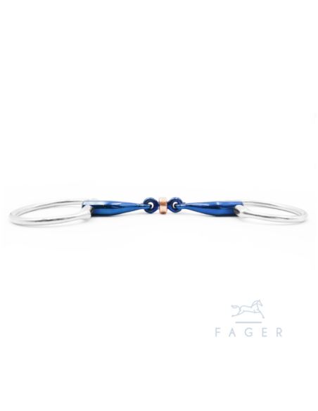 Wędzidło tytanowe Sally Fixed Rings FAGER