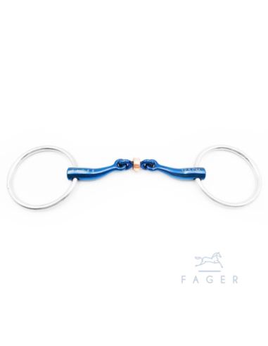 Wędzidło tytanowe Sally Loose Rings FAGER