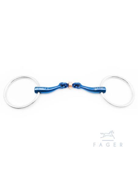 Wędzidło tytanowe Sally Loose Rings FAGER
