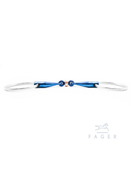 Wędzidło tytanowe Sally Loose Rings FAGER