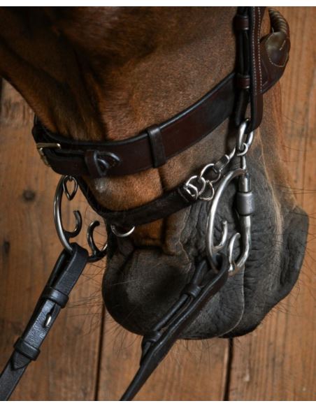 Łańcuszek w skórzanej osłonce Curb Chain FAGER