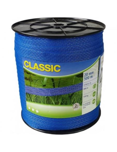 Taśma pastw. CLASSIC WILD HOG 500m 20mm nieb KERBL