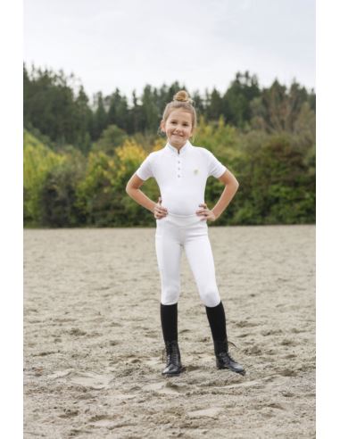 Legginsy dziecięce białe ClassicStar COVALLIERO